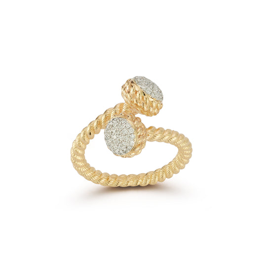 Leona Diamond Bypass Ring