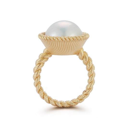 Leona Pearl Cocktail Ring