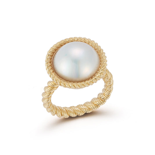 Leona Pearl Cocktail Ring