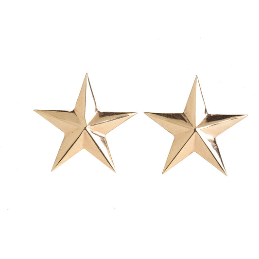 Gold Star Studs Earrings